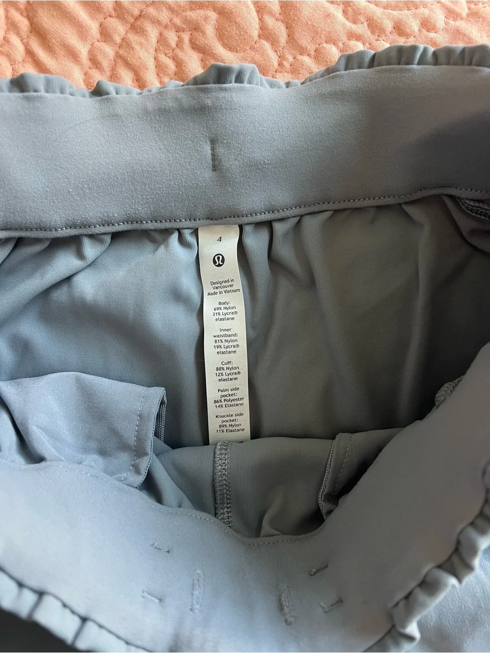 Women’s Casual Elastic-Waist Gray Jogger Pants